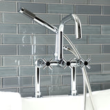 Concord AE8401DX Deck Mount Clawfoot Tub Faucet, Polished Chrome