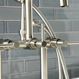 Concord AE8408DL Deck Mount Clawfoot Tub Faucet, Brushed Nickel