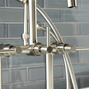 Concord AE8408DL Deck Mount Clawfoot Tub Faucet, Brushed Nickel