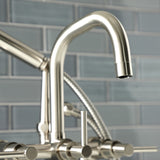 Concord AE8408DL Deck Mount Clawfoot Tub Faucet, Brushed Nickel