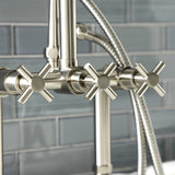 Concord AE8408DX Deck Mount Clawfoot Tub Faucet, Brushed Nickel