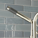 Concord AE8408DX Deck Mount Clawfoot Tub Faucet, Brushed Nickel