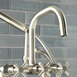 Concord AE8408DX Deck Mount Clawfoot Tub Faucet, Brushed Nickel