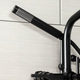 Concord AE8450DL Wall Mount Clawfoot Tub Faucet, Matte Black