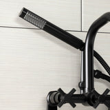 Concord AE8450DX Wall Mount Clawfoot Tub Faucet, Matte Black