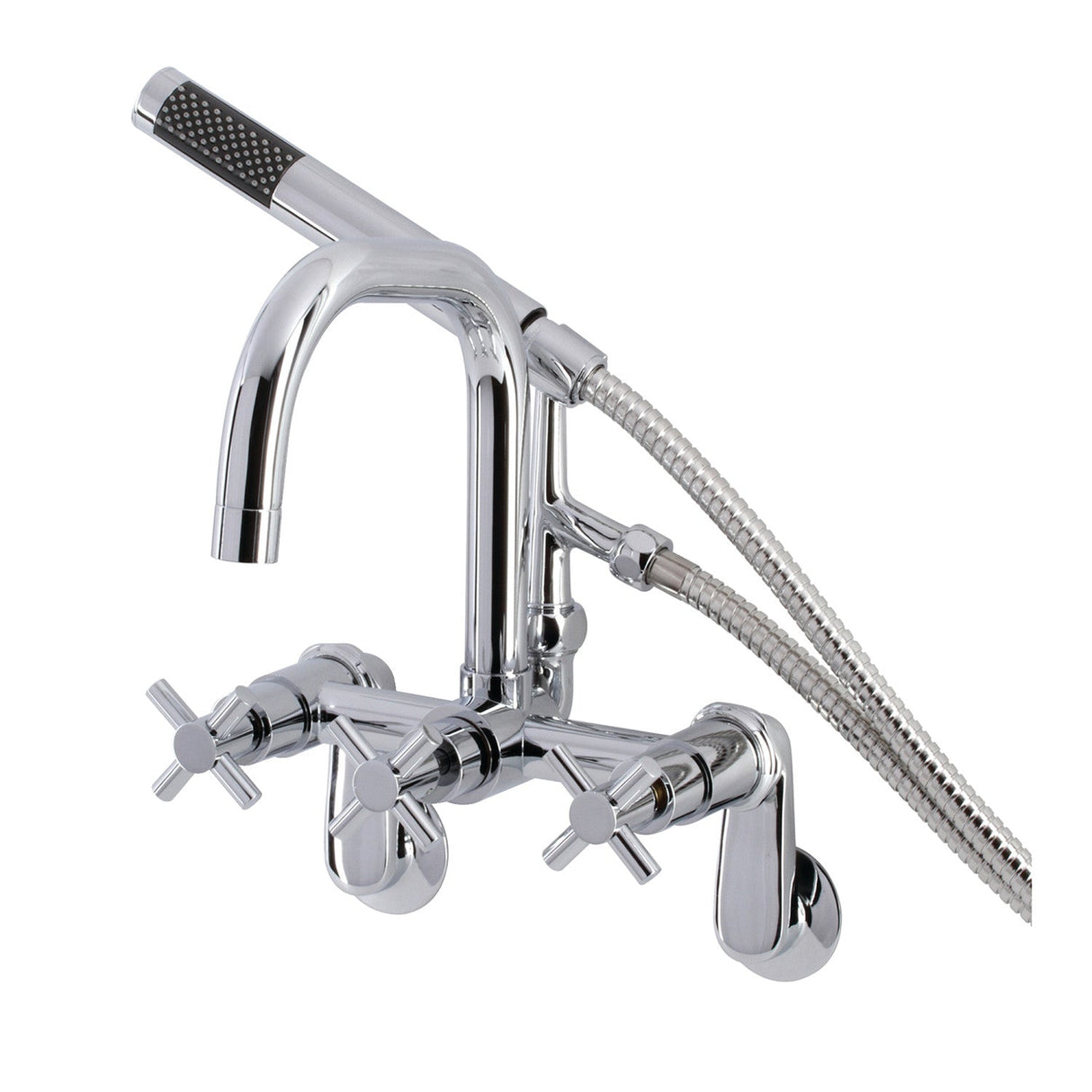 Concord AE8451DX Wall Mount Clawfoot Tub Faucet, Polished Chrome