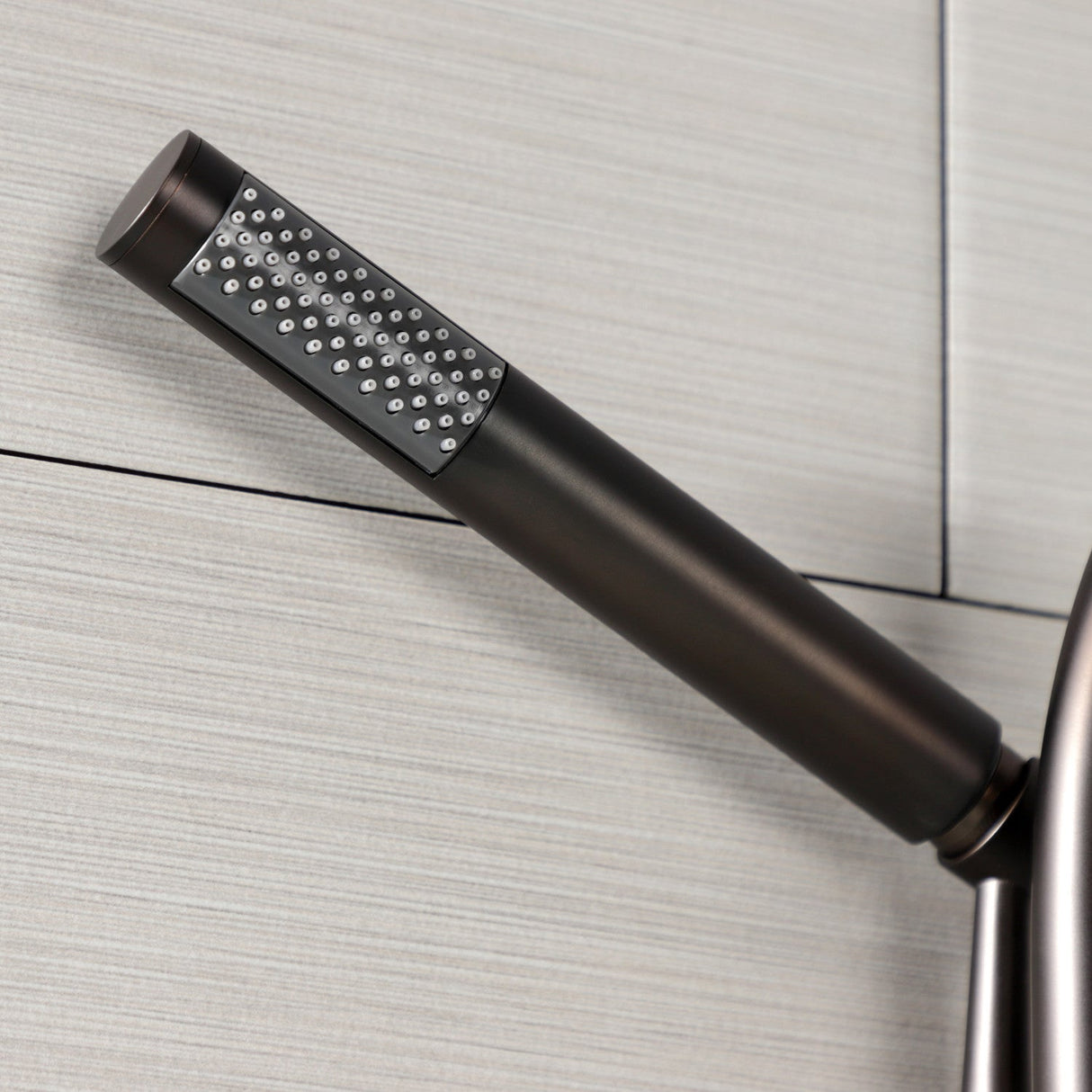 Fuller AE8455CG Three-Handle 2-Hole Wall Mount Clawfoot Tub Faucet with Hand Shower, Oil Rubbed Bronze