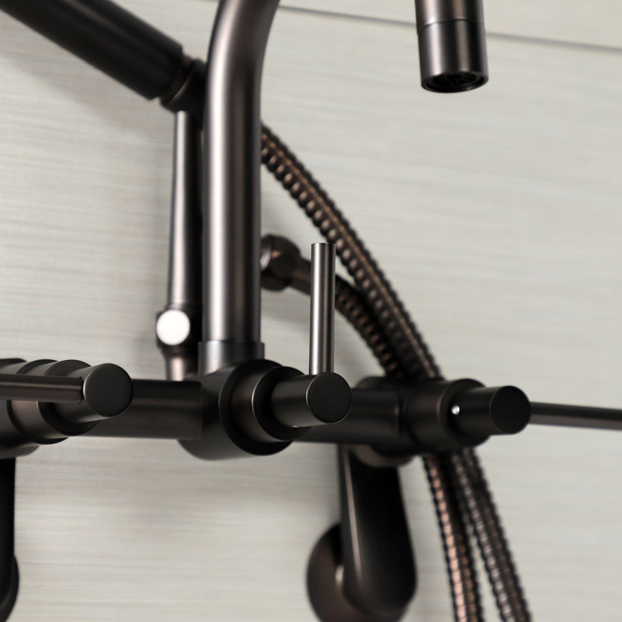 Concord AE8455DL Wall Mount Clawfoot Tub Faucet, Oil Rubbed Bronze