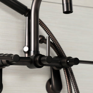 Concord AE8455DL Wall Mount Clawfoot Tub Faucet, Oil Rubbed Bronze