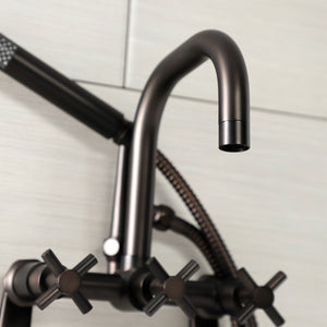 Concord AE8455DX Wall Mount Clawfoot Tub Faucet, Oil Rubbed Bronze