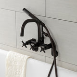 Concord AE8455DX Wall Mount Clawfoot Tub Faucet, Oil Rubbed Bronze