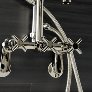 Concord AE8456DX Wall Mount Clawfoot Tub Faucet, Polished Nickel