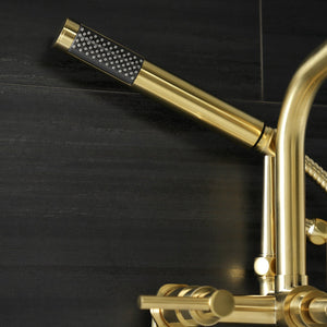 Concord AE8457DL Wall Mount Clawfoot Tub Faucet, Brushed Brass