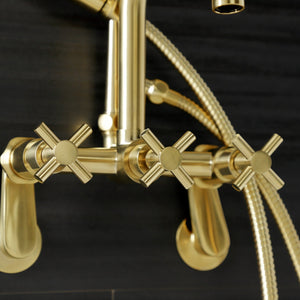 Concord AE8457DX Wall Mount Clawfoot Tub Faucet, Brushed Brass