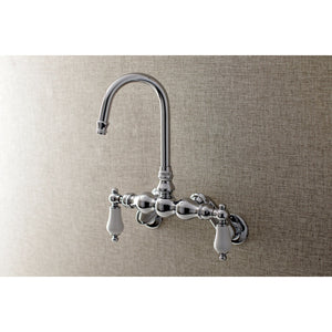 Aqua Vintage AE84T1 Two-Handle 2-Hole Tub Wall Mount Clawfoot Tub Faucet, Polished Chrome