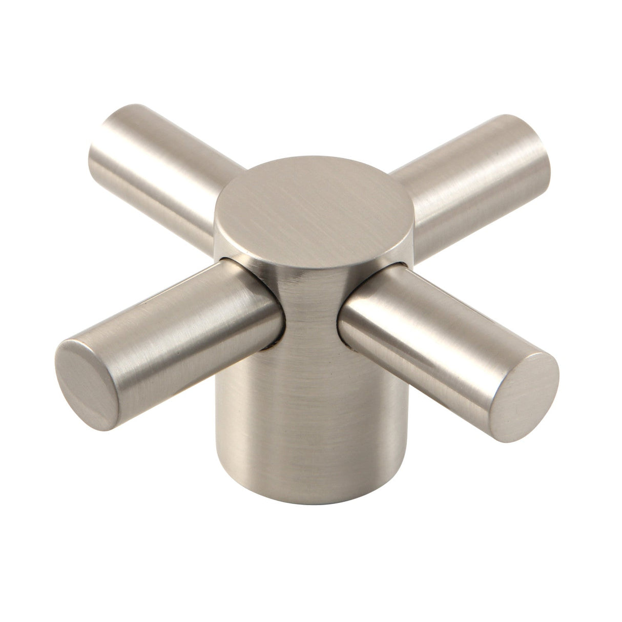 Concord AEDX8 Brass Cross Handle, Brushed Nickel