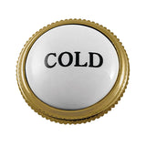 AEHIMX7C Cold Handle Index Button, Brushed Brass