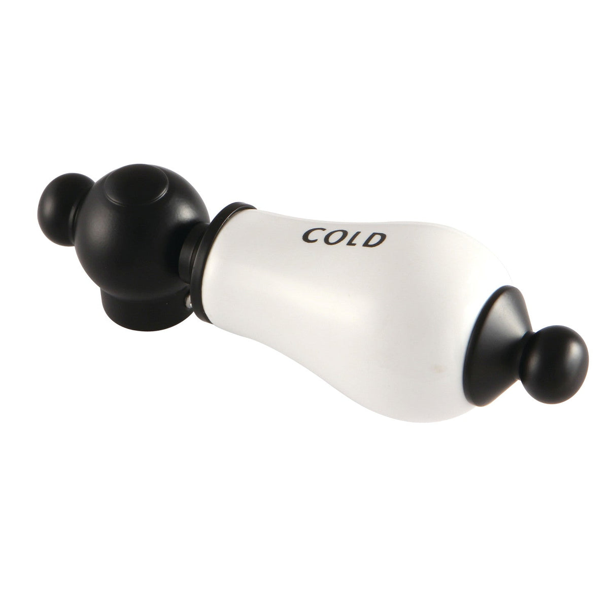 Aqua Vintage AEPL0C Cold Porcelain Lever Handle, Matte Black