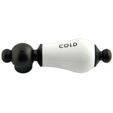 Aqua Vintage AEPL5C Cold Porcelain Lever Handle, Oil Rubbed Bronze