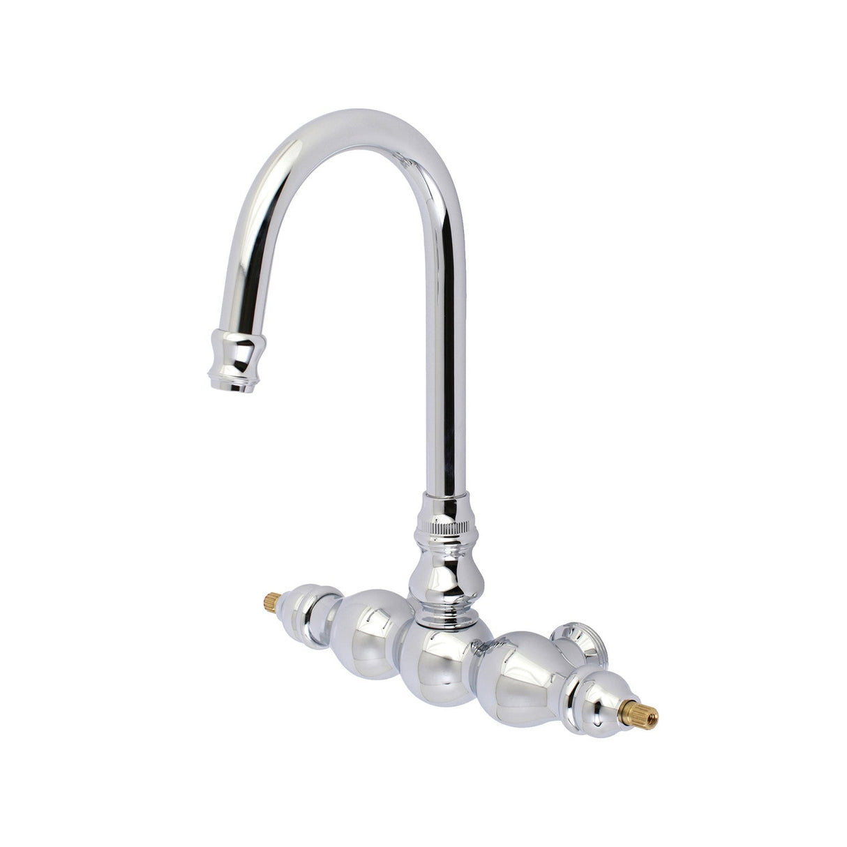 Aqua Vintage AET300-1 3-3/8 inch Tub Faucet Body Only (without Handle), Polished Chrome