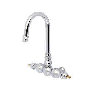 Aqua Vintage AET300-1 3-3/8 inch Tub Faucet Body Only (without Handle), Polished Chrome