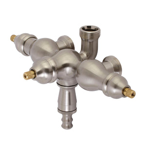 Vintage AET400-8 3-3/8 inch Down Spout Tub Faucet Body Only (without Handle), Brushed Nickel