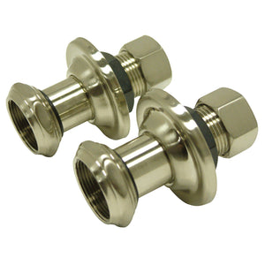 Aqua Vintage AEU4108 1-3/4 Inch Wall Union Extension, Brushed Nickel
