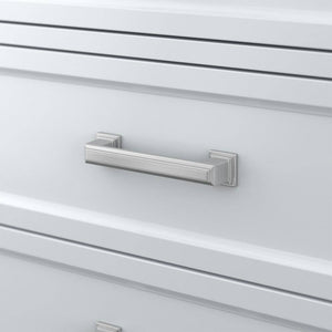 Affinity 72" Double Sink Vanity with White & Gray Carrara Marble Top