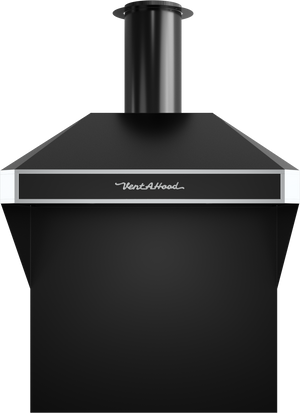Vent-A-Hood AH12-242 GS 42" 600 CFM Professional Retro-Style Wall Mount Range Hood with Magic Lung Blower, Gunsmoke