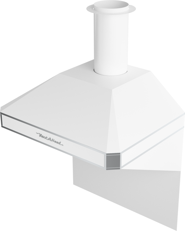Vent-A-Hood AH12-130 BT 30" 300 CFM Professional Retro-Style Wall Mount Range Hood with Magic Lung Blower, Biscuit