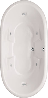 Hydro Systems AIM7236ACO-WHI AIMEE 7236 AC W/COMBO SYSTEM-WHITE