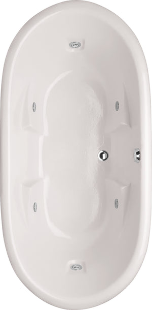 Hydro Systems AIM7236ACO-WHI AIMEE 7236 AC W/COMBO SYSTEM-WHITE