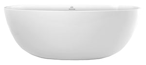 Hydro Systems ALA5831HTO-WHI ALAMO 5831 METRO TUB ONLY-WHITE