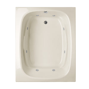 Hydro Systems ALE6048AWP-BON ALEXIS 6048 AC W/WHIRLPOOL SYSTEM-BONE