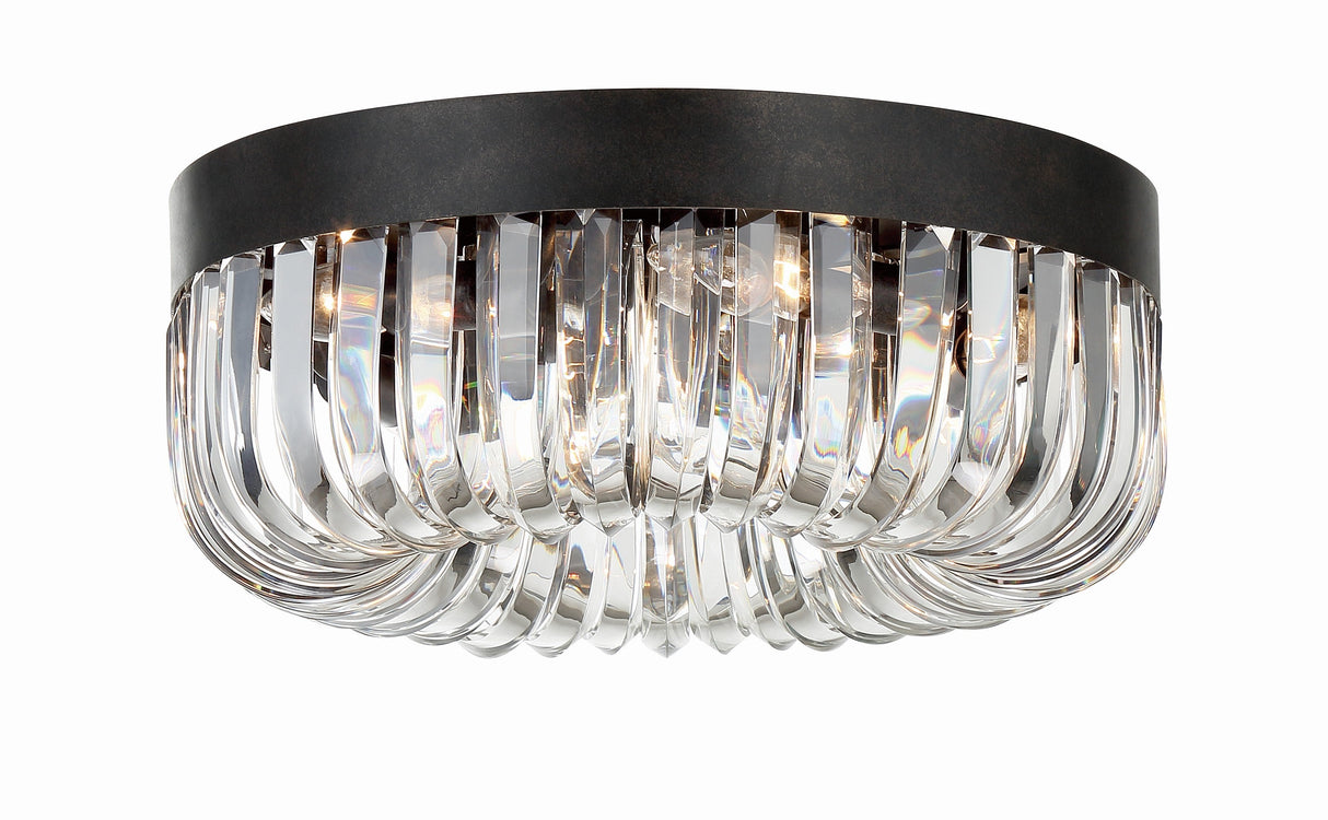 Alister 5 Light Charcoal Bronze Flush Mount ALI-B2005-CZ