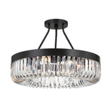 Alister 8 Light Charcoal Bronze Semi Flush Mount ALI-B2008-CZ_CEILING