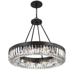 Alister 10 Light Charcoal Bronze Chandelier ALI-B2010-CZ
