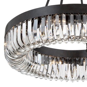 Alister 10 Light Charcoal Bronze Chandelier ALI-B2010-CZ