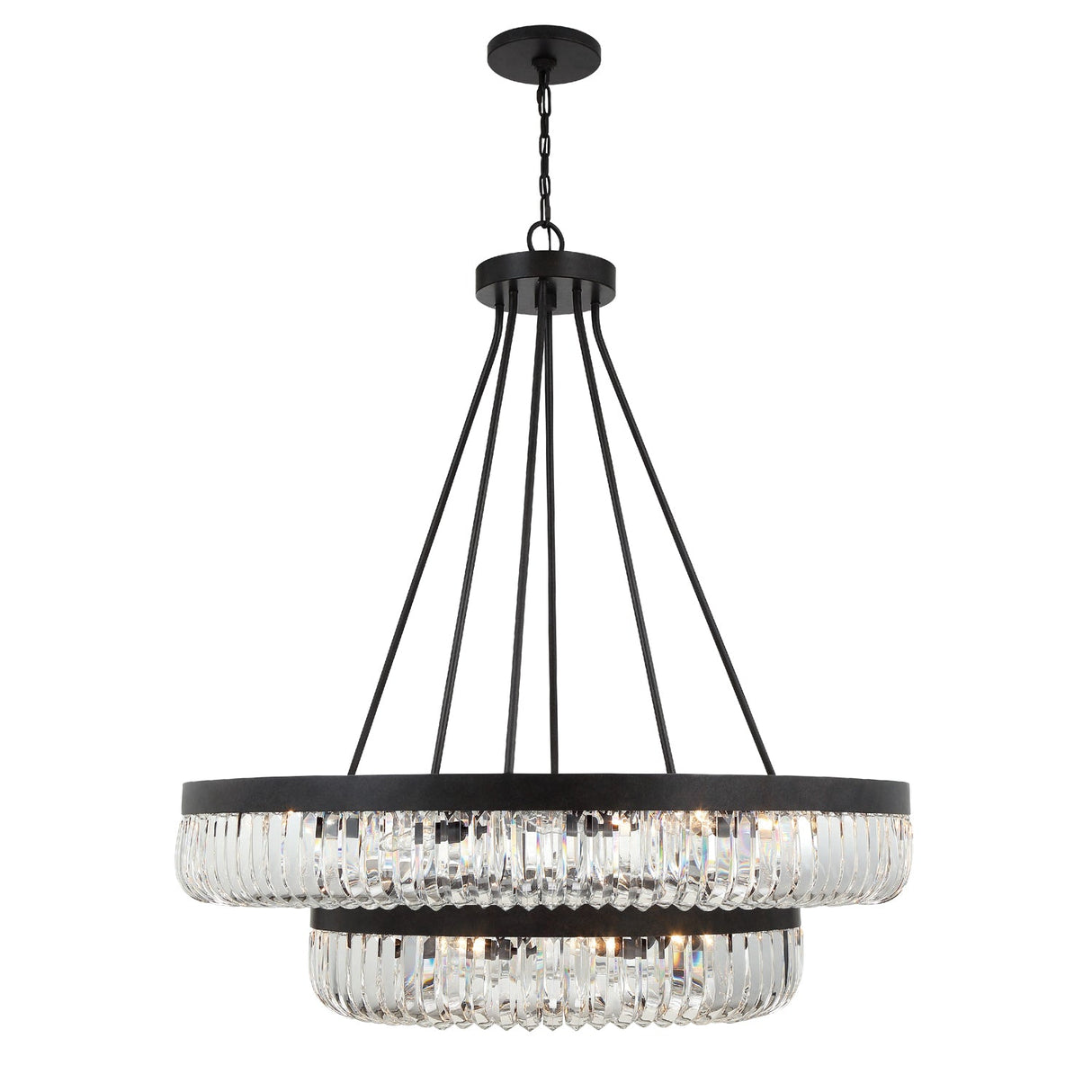 Alister 26 Light Charcoal Bronze Chandelier ALI-B2026-CZ