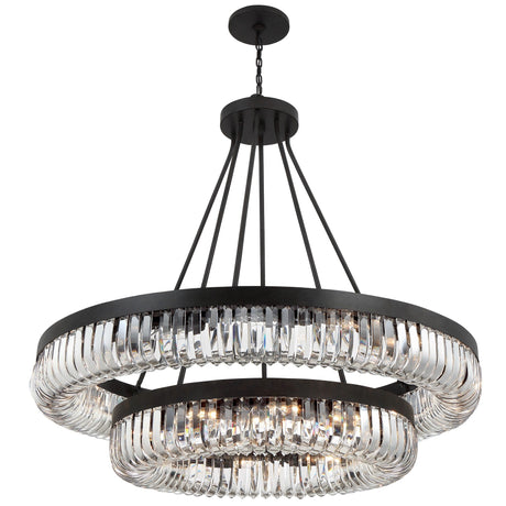 Alister 26 Light Charcoal Bronze Chandelier ALI-B2026-CZ