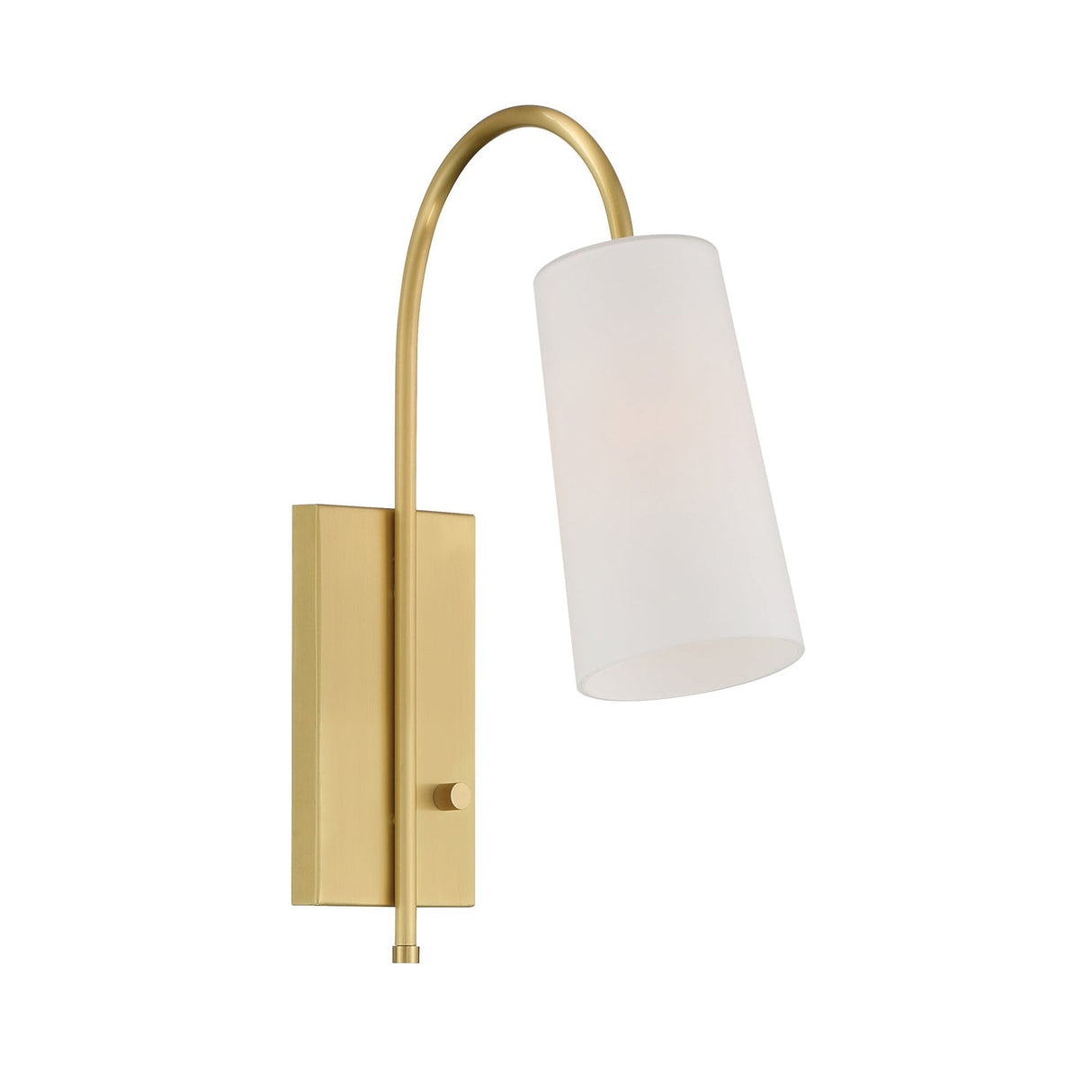 Alexa 1 Light Aged Brass Task Sconce ALX-4501-AG