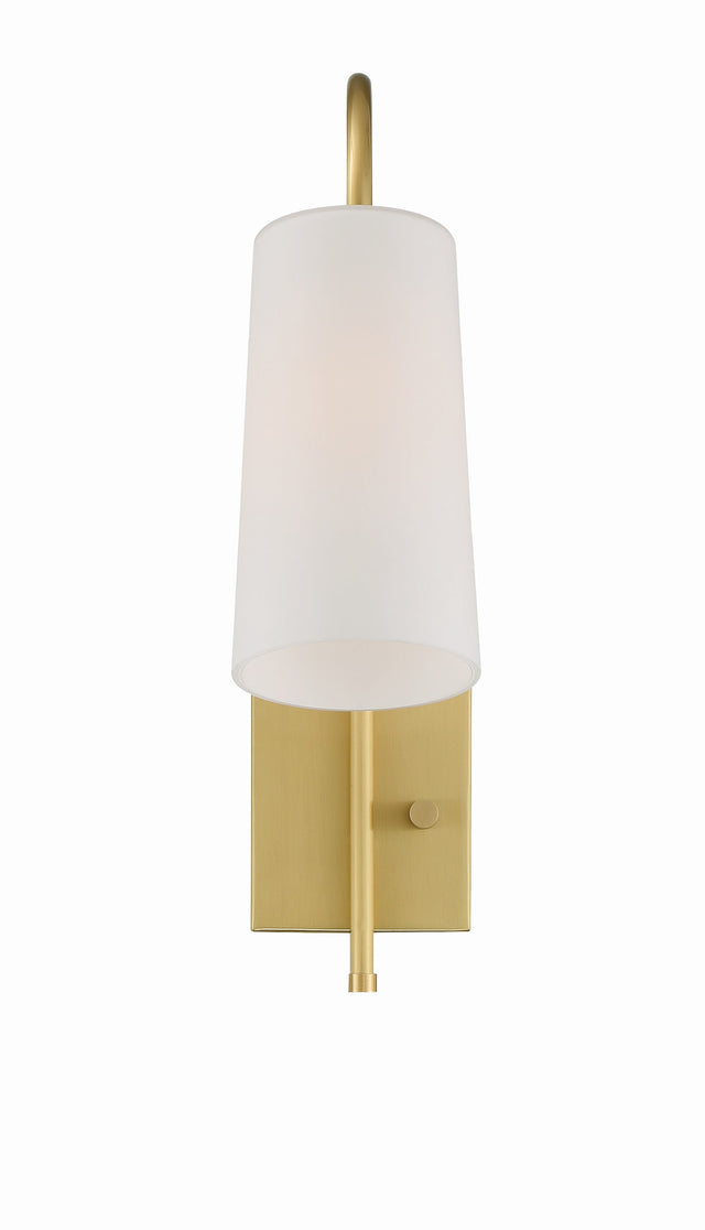 Alexa 1 Light Aged Brass Task Sconce ALX-4501-AG