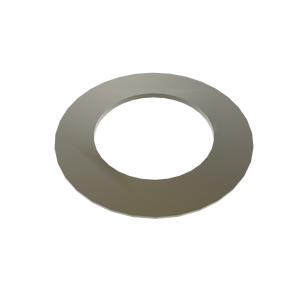 Amba Products Accessory AE-1R-BB 1mm Round Spacer (Qty of 2) for Antus or Sirio Collections - 0.04 x 1.5 x 1.5 in. - Brushed Bronze