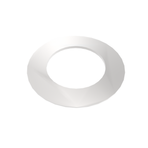 Amba Products Accessory AE-1R-B 1mm Round Spacer (Qty of 2) for Antus or Sirio Collections - 0.04 x 1.5 x 1.5 in. - Brushed Finish