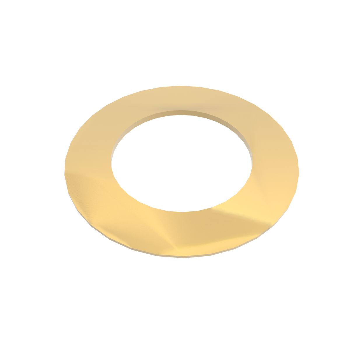 Amba Products Accessory AE-1R-SB 1mm Round Spacer (Qty of 2) for Antus or Sirio Collections - 0.04 x 1.5 x 1.5 in. - Satin Brass Finish
