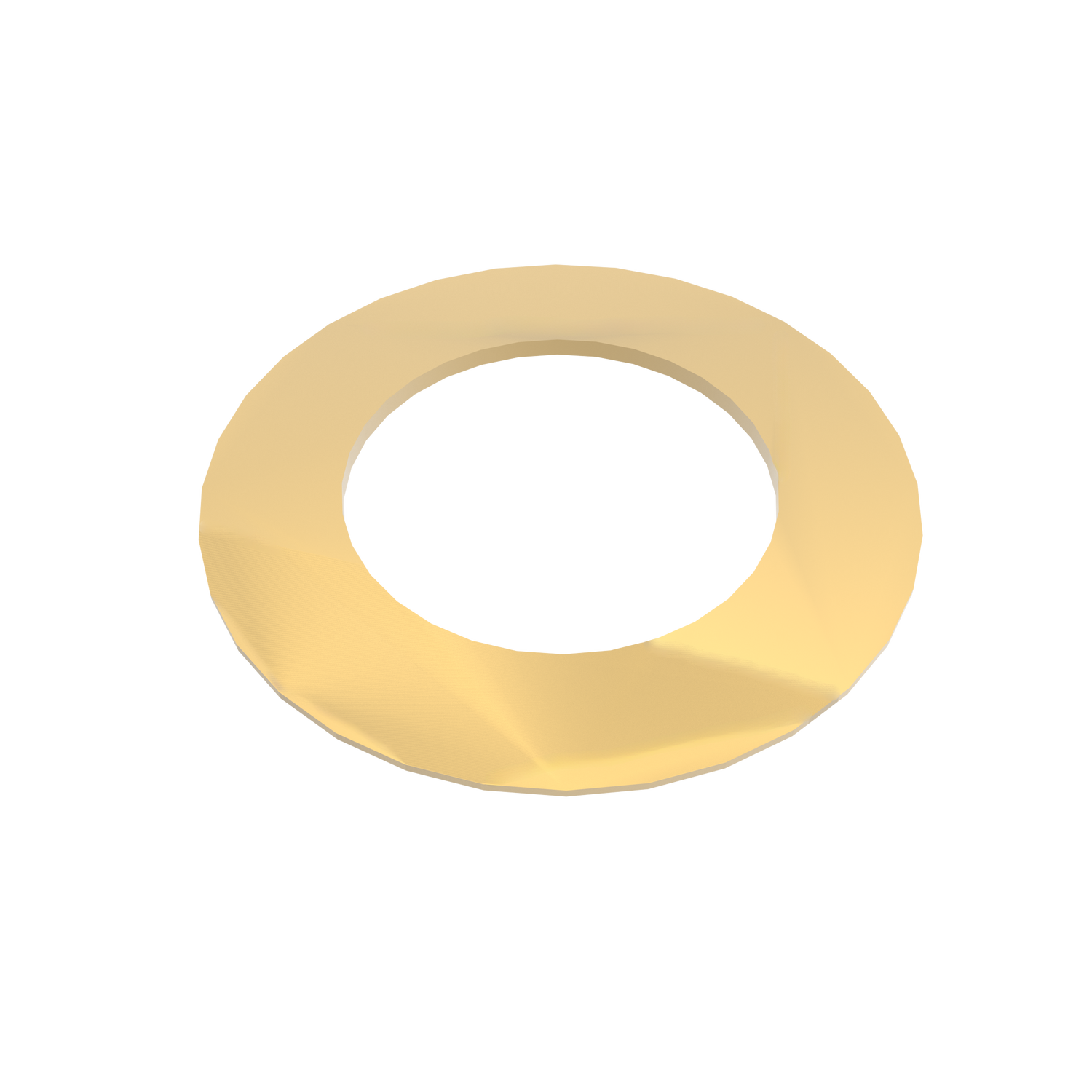 Amba Products Accessory AE-1R-SB 1mm Round Spacer (Qty of 2) for Antus or Sirio Collections - 0.04 x 1.5 x 1.5 in. - Satin Brass Finish