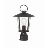Andover 1 Light Matte Black Outdoor Post AND-9207-CL-MK