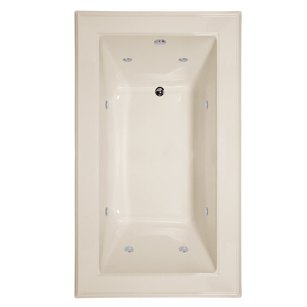 Hydro Systems ANE7242AWP-BON ANGEL 7242 AC END DRAIN W/WHIRLPOOL SYSTEM-BONE