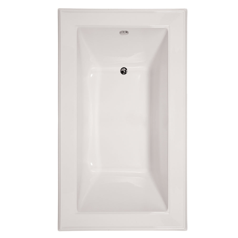 Hydro Systems ANE7242ATO-WHI ANGEL 7242 AC TUB ONLY W/END DRAIN-WHITE