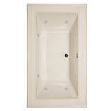 Hydro Systems ANG7242ACO-BON ANGEL 7242 CENTER DRAIN - AC W/COMBO SYSTEM-BONE